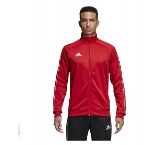 Adidas Core 18 Polyester Jacket Power Red-White