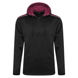 Behrens Heritage Hoodie Black-Maroon