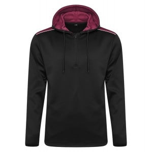 Behrens Heritage Hoodie Black-Maroon