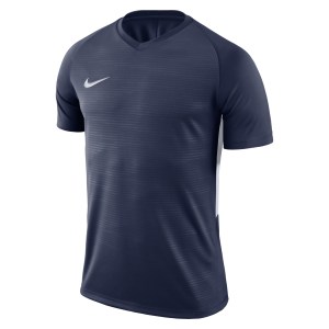 Nike Tiempo Premier Short Sleeve Shirt Midnight Navy-Midnight Navy-White-White