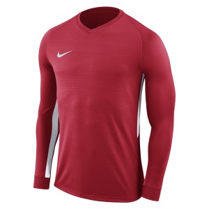Nike Tiempo Premier Long Football Shirt University Red-University Red-White