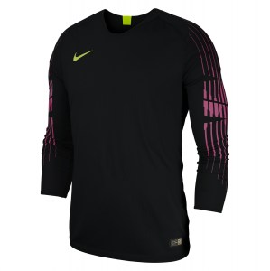 Nike Gardien Long Sleeve Goalkeeper Shirt Black-Black-Volt