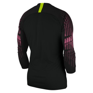 Nike Gardien Long Sleeve Goalkeeper Shirt Black-Black-Volt