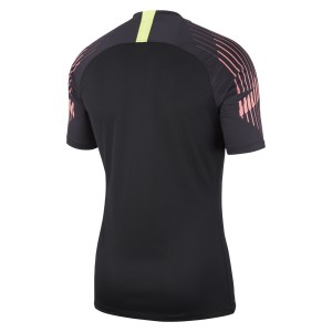 Nike Gardien Short Sleeve Goalkeeper Shirt Black-Black-Volt