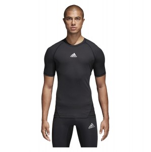 Adidas Alphaskin Short Sleeve Black