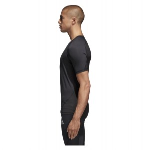 Adidas Alphaskin Short Sleeve Black