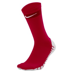 Nike Matchfit Crew Football Socks University Red-Team Red-White