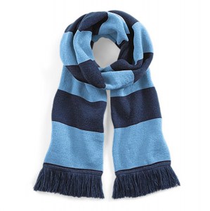 Beechfield Stadium Scarf French Navy-Sky