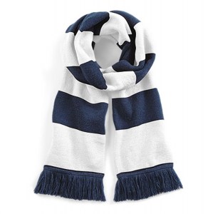 Beechfield Stadium Scarf French Navy-Wht