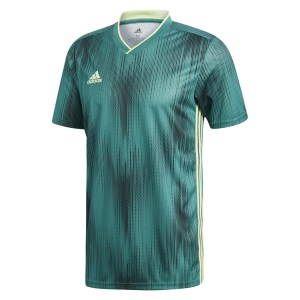 Adidas Tiro 19 Short Sleeve Shirt Active Green-Hi-Res Yellow