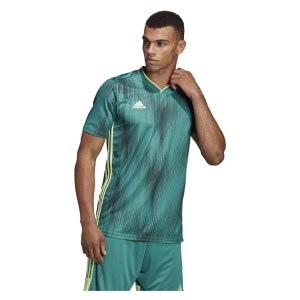 Adidas Tiro 19 Short Sleeve Shirt Active Green-Hi-Res Yellow