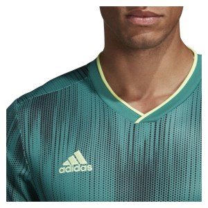 Adidas Tiro 19 Short Sleeve Shirt Active Green-Hi-Res Yellow