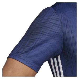 Adidas Tiro 19 Short Sleeve Shirt Dark Blue-White