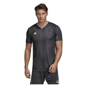 Adidas Tiro 19 Short Sleeve Shirt Dgh Solid Grey-White