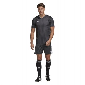 Adidas Tiro 19 Short Sleeve Shirt Dgh Solid Grey-White