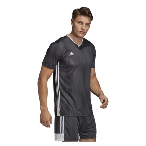 Adidas Tiro 19 Short Sleeve Shirt Dgh Solid Grey-White