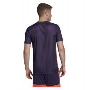 Adidas Tiro 19 Short Sleeve Shirt Legend Purple-True Orange