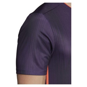 Adidas Tiro 19 Short Sleeve Shirt Legend Purple-True Orange