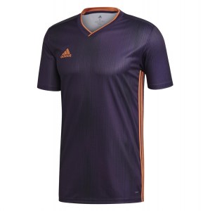 Adidas Tiro 19 Short Sleeve Shirt Legend Purple-True Orange