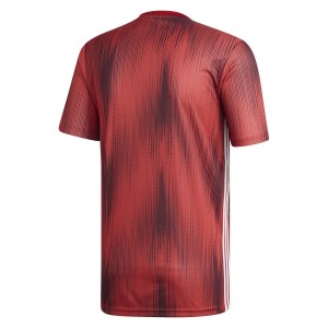 Adidas Tiro 19 Short Sleeve Shirt Power Red-White