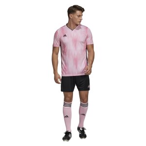 Adidas Tiro 19 Short Sleeve Shirt True Pink-Black