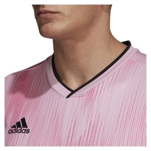 Adidas Tiro 19 Short Sleeve Shirt True Pink-Black