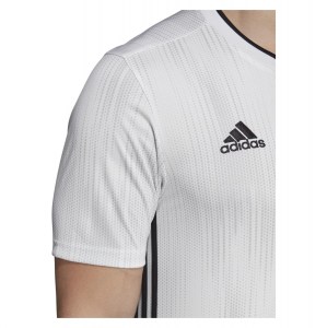 Adidas Tiro 19 Short Sleeve Shirt White-Black