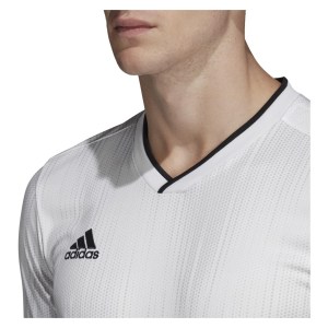 Adidas Tiro 19 Short Sleeve Shirt White-Black