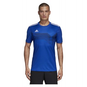 Adidas Campeon 19 Short Sleeve Shirt Bold Blue-White