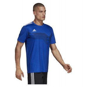Adidas Campeon 19 Short Sleeve Shirt Bold Blue-White