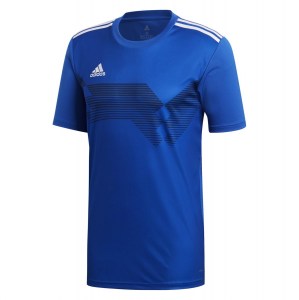 Adidas Campeon 19 Short Sleeve Shirt Bold Blue-White