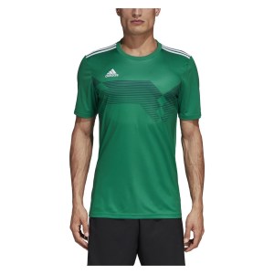 Adidas Campeon 19 Short Sleeve Shirt Bold Green-White