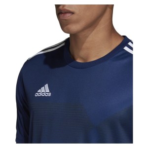 Adidas Campeon 19 Short Sleeve Shirt Dark Blue-White