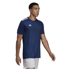 Adidas Campeon 19 Short Sleeve Shirt Dark Blue-White