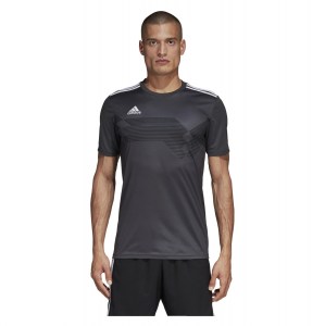 Adidas Campeon 19 Short Sleeve Shirt Dgh Solid Grey-White