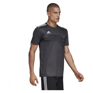 Adidas Campeon 19 Short Sleeve Shirt Dgh Solid Grey-White
