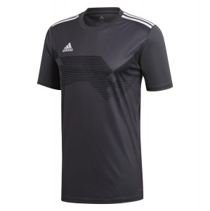 Adidas Campeon 19 Short Sleeve Shirt Dgh Solid Grey-White