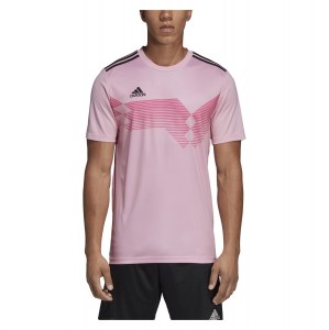 Adidas Campeon 19 Short Sleeve Shirt True Pink-Black