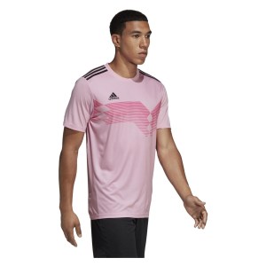 Adidas Campeon 19 Short Sleeve Shirt True Pink-Black