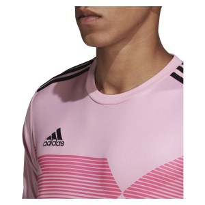 Adidas Campeon 19 Short Sleeve Shirt True Pink-Black