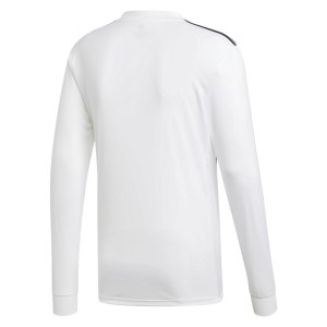 Adidas Striped 19 Long Sleeve Football Shirt White-Black