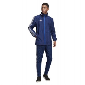 Adidas Tiro19 All Weather Jacket Dark Blue-White
