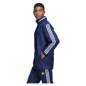 Adidas Tiro19 All Weather Jacket Dark Blue-White