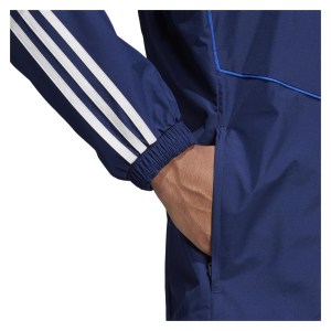Adidas Tiro19 All Weather Jacket Dark Blue-White