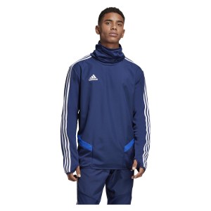 Adidas Tiro19 Warm Top Dark Blue-White