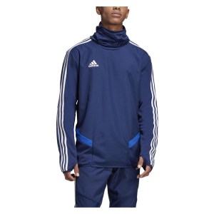 Adidas Tiro19 Warm Top Dark Blue-White
