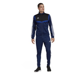 Adidas Tiro 19 Polyester Jacket Dark Blue-White