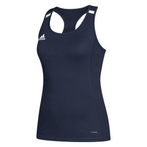 Adidas Womens Team 19 Compression Tank Top Team Navy Blue-White