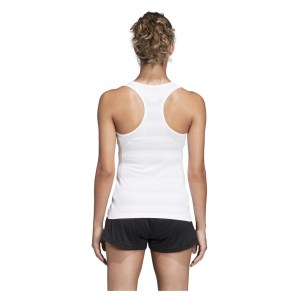 Adidas Womens Team 19 Compression Tank Top White