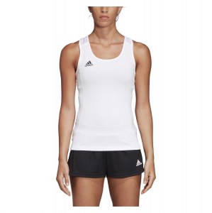 Adidas Womens Team 19 Compression Tank Top White